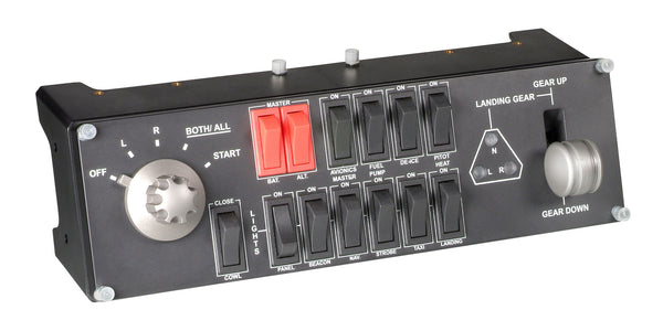 Logitech G G Saitek Pro Flight Switch Panel Sort USB Flysimulator Analog/digital PC
