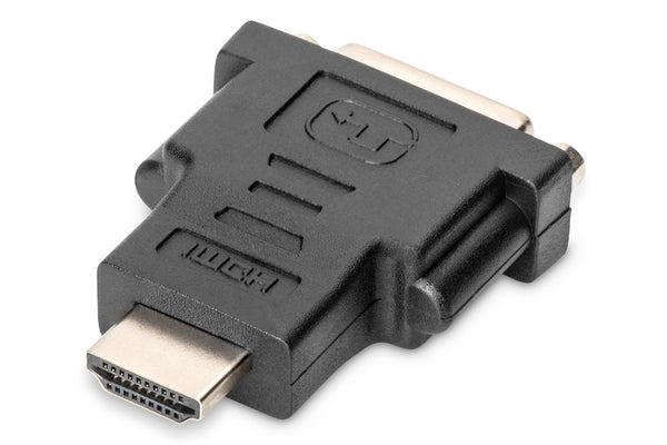 Digitus AK-330505-000-S kabel kønsskifter HDMI Type A (Standard) DVI-I, (24+5) Sort