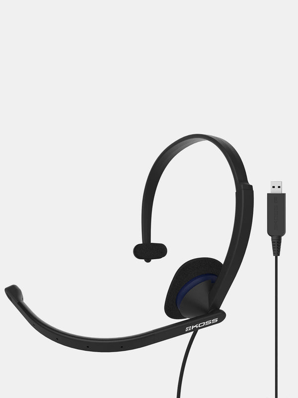 Koss CS195 USB Headset Ledningsført Kontor/Callcenter USB Type-A Sort