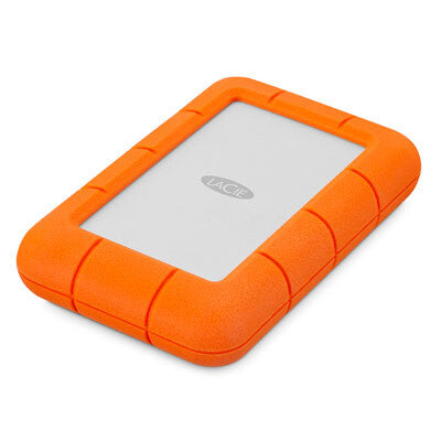 LaCie Rugged Mini ekstern harddisk 1 TB 5400 rpm 2.5" Micro-USB B 3.2 Gen 1 (3.1 Gen 1) Orange, Sølv