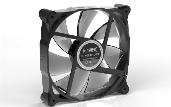 Blacknoise M12-P Computerkabinet Ventilator 12 cm Sort, Grå
