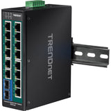 Trendnet TI-PG162 netværksswitch Ikke administreret Gigabit Ethernet (10/100/1000) Strøm over Ethernet (PoE) Sort