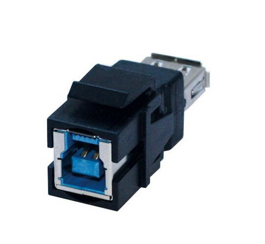 Bachmann 917.401 kabel kønsskifter USB 3.0 A USB 3.0 B Sort