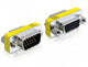 DeLOCK 65250 kabel kønsskifter VGA (D-Sub) Sort, Sølv, Gul