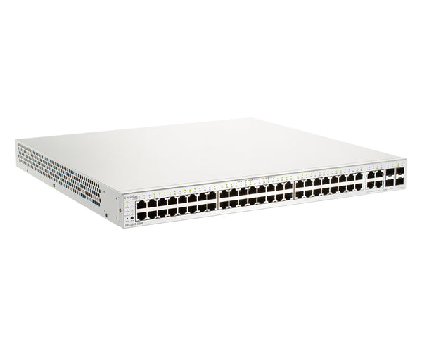 D-Link DBS-2000-52MP netværksswitch Administreret L2 Gigabit Ethernet (10/100/1000) Strøm over Ethernet (PoE) Grå