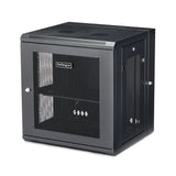 StarTech.com RK12WALHM stativ 12U Vægmonteret stativ Sort