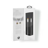 Nedis CCTB39650AL10 Lightning kabel 1 m Aluminium