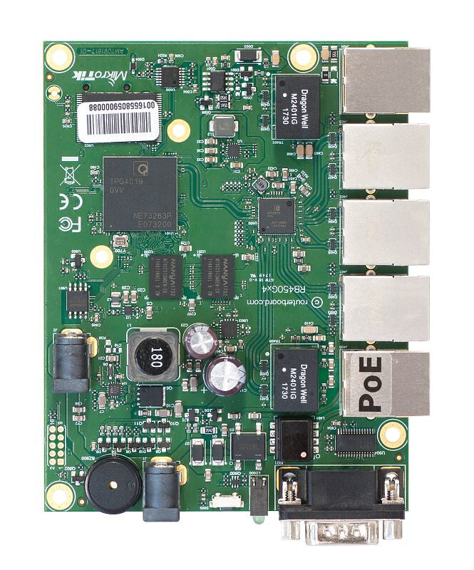 Mikrotik RB450Gx4 kabelforbundet router Gigabit Ethernet Grøn