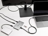 DeLOCK 64157 interface hub Thunderbolt 4 40000 Mbit/s Grå