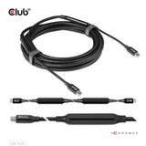 CLUB3D CAC-1535 USB-kabel USB 3.2 Gen 2 (3.1 Gen 2) 5 m USB C 10 Gbit/sek. 60 W Sort