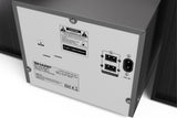 Sharp XL-B517D Home audio micro system 45 W Sort