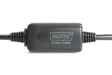 Digitus DA-73100-1 USB-kabel USB 2.0 10 m USB A 0,48 Gbit/sek. Sort