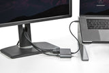 StarTech.com TB3DKM2DPL dockingstation Ledningsført Thunderbolt 3 Grå