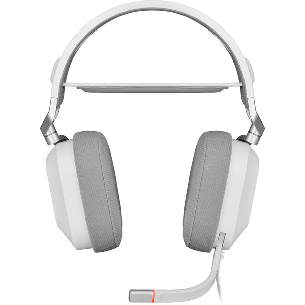 Corsair HS80 RGB USB Headset Ledningsført Håndholdt Spil Hvid