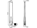 DeLOCK 88898 antenne Omniretningsbestemt antenne RP-SMA 5 dBi