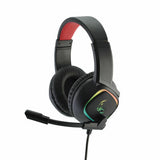 MediaRange MRGS301 hovedtelefoner/headset Ledningsført Spil Sort, Rød
