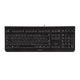 CHERRY KC 1000 tastatur Universel USB Tjekkisk Sort