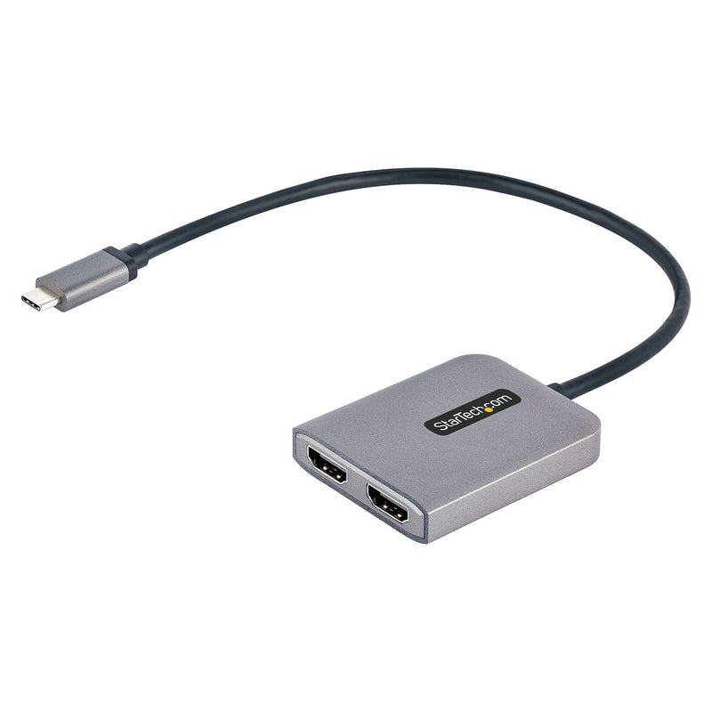 StarTech.com MST14CD122HD USB grafisk adapter 3840 x 2160 pixel Sort, Grå