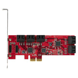 StarTech.com 10P6G-PCIE-SATA-CARD interface-kort/adapter Intern