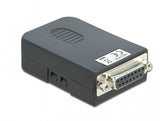 DeLOCK 66569 kabel kønsskifter serial Sub-D15 16 pin terminal block Sort