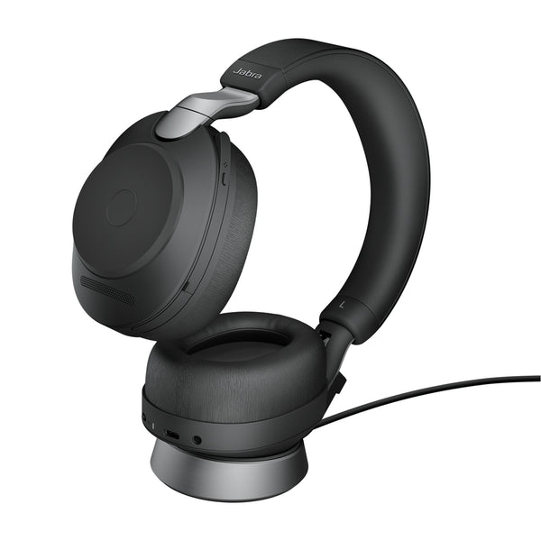 Jabra Evolve2 85 Headset Trådløs Kontor/Callcenter USB Type-C Bluetooth Sort