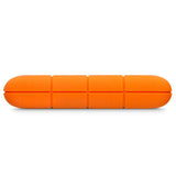 LaCie Rugged Mini ekstern harddisk 1 TB 5400 rpm 2.5" Micro-USB B 3.2 Gen 1 (3.1 Gen 1) Orange, Sølv
