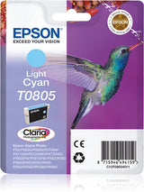 Epson Hummingbird Enkeltpakke, lys cyan T0805 Claria Photographic Ink
