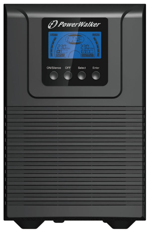 PowerWalker VFI 1000 TG UPS-enhed Dobbeltkonvertering (online) 1 kVA 900 W 4 AC stikkontakt(er)