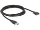 DeLOCK 2m USB 3.0 USB-kabel USB 3.2 Gen 1 (3.1 Gen 1) USB A Micro-USB B 5 Gbit/sek. Sort