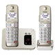 Panasonic KX-TGE262GN telefon DECT telefon Nummervisning Champagne