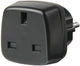 Brennenstuhl Travel Adapter GB/earthed strømadapter og vekselret Sort