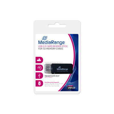 MediaRange MRCS507 kortlæser USB 3.2 Gen 1 (3.1 Gen 1) Intern Sort