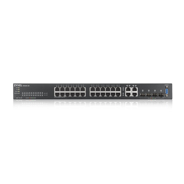 Zyxel GS2220-28-EU0101F netværksswitch Administreret L2 Gigabit Ethernet (10/100/1000) Sort