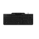 CHERRY JK-A0400EU-2 tastatur Kontor USB QWERTY US engelsk Sort