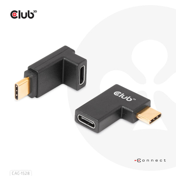 CLUB3D CAC-1528 kabel kønsskifter USB C Sort