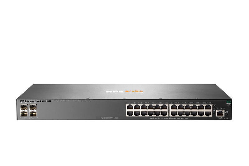 HPE Aruba Networking 2930F 24G 4SFP+ Switch Administreret L3 Gigabit Ethernet (10/100/1000) 1U