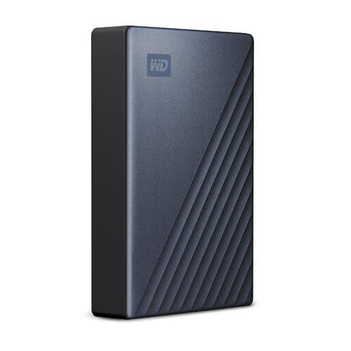 Western Digital WDBFTM0040BBL-WESN ekstern harddisk 4 TB USB Type-C 3.2 Gen 1 (3.1 Gen 1) Sort, Blå