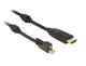 DeLOCK 83732 videokabel adapter 5 m Mini DisplayPort HDMI Sort