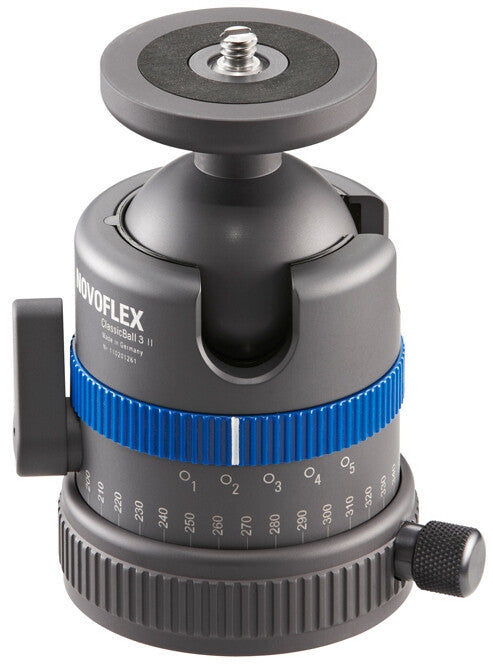 Novoflex CB3 II stativhoved Sort, Blå Metal 1/4, 3/8" Kugle (form)
