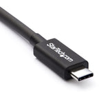 StarTech.com TBLT3MM2M Thunderbolt kabel 2 m 20 Gbit/sek. Sort