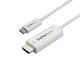 StarTech.com CDP2HD1MWNL videokabel adapter 1 m USB Type-C HDMI Type A (Standard) Hvid