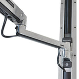 Ergotron LX Sit-Stand Wall Mount LCD Arm 106,7 cm (42") Væg Rustfrit stål