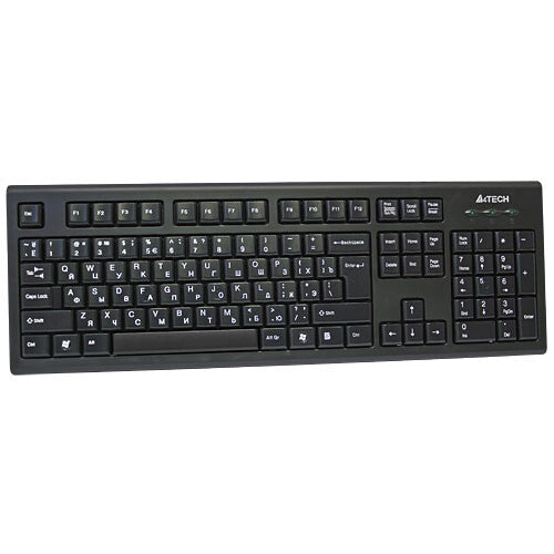 A4Tech KR-85 tastatur USB QWERTY US engelsk Sort