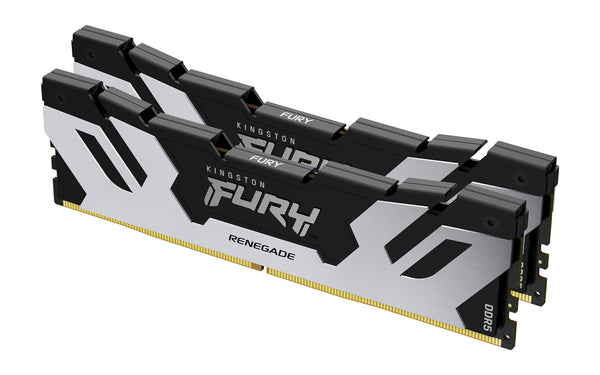 Kingston Technology FURY 32 GB 6400 MT/s DDR5 CL32 DIMM (sæt med 2) Renegade Silver