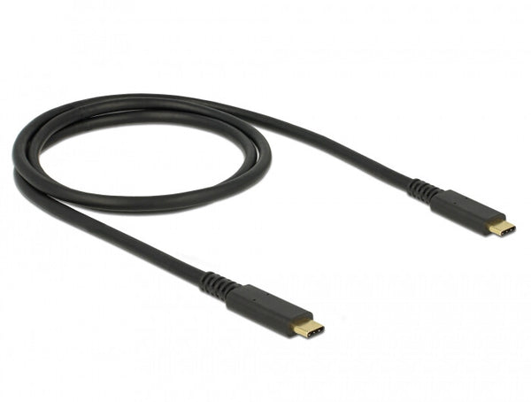 DeLOCK 85207 USB-kabel USB 3.2 Gen 2 (3.1 Gen 2) 1 m USB C 10 Gbit/sek. Sort