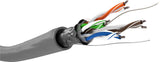 Goobay 68708 netværkskabel Grå 100 m Cat5e F/UTP (FTP)