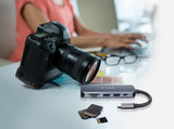 D-Link DUB-2325 USB Type-C 5000 Mbit/s Grå