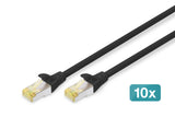 Digitus DN-10-SET-3-B stativ 12U Vægmonteret stativ Sort