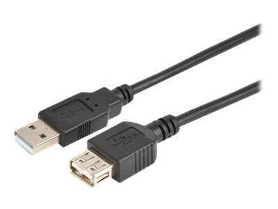Prokord USB-0001 USB-kabel USB 2.0 0,1 m USB A Sort