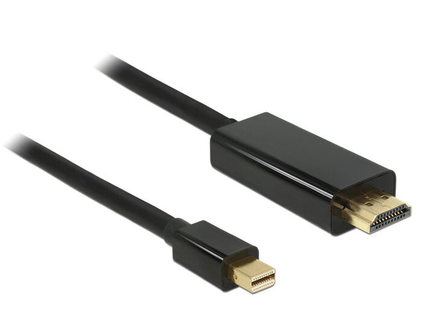DeLOCK 83700 videokabel adapter 3 m HDMI Mini DisplayPort Sort